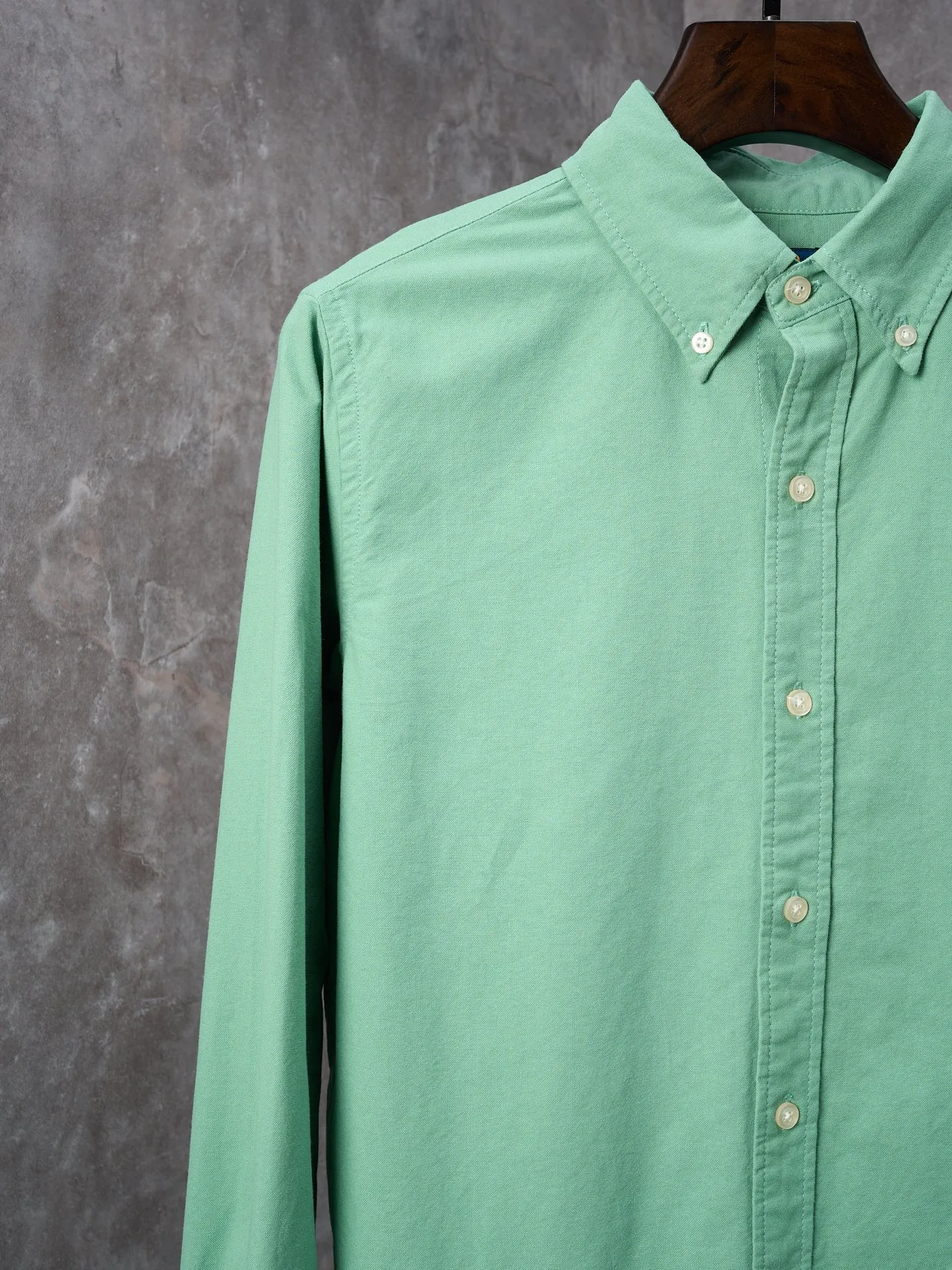 P340 Actual hanging auction】Ralph Lauren/Ralph Lauren couples must-have solid color pony embroidered cotton long-sleeved shirt [Ready stock] XS S M L XL